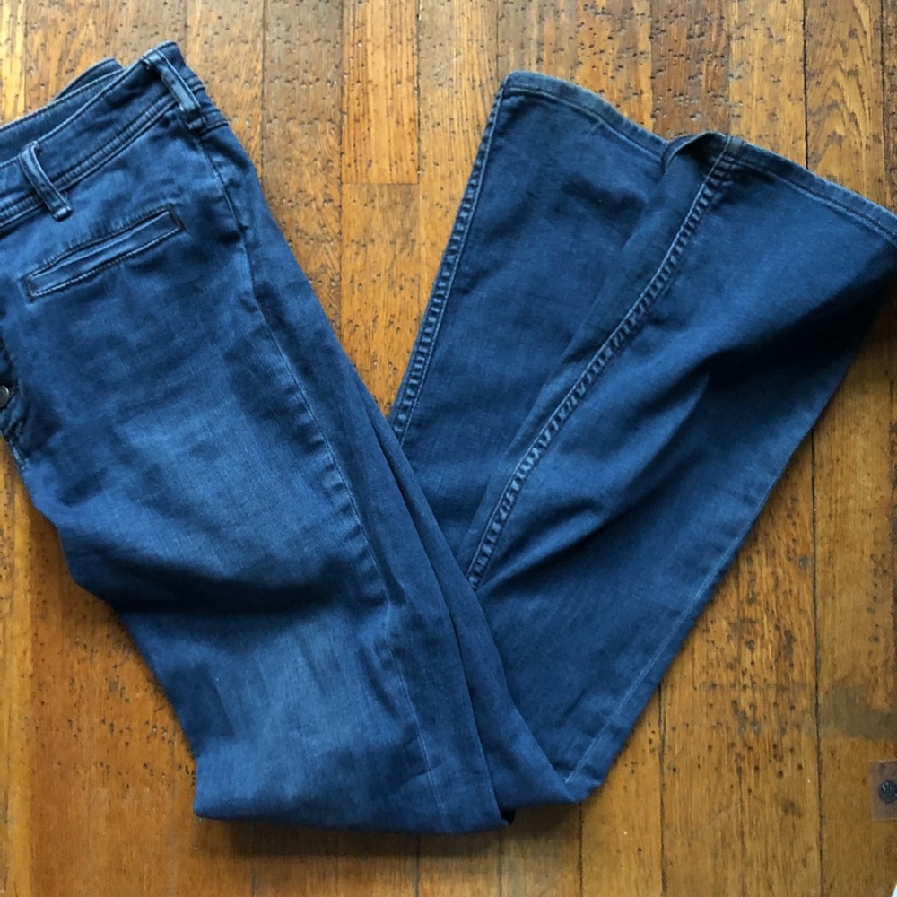 Free People flare leg jeans